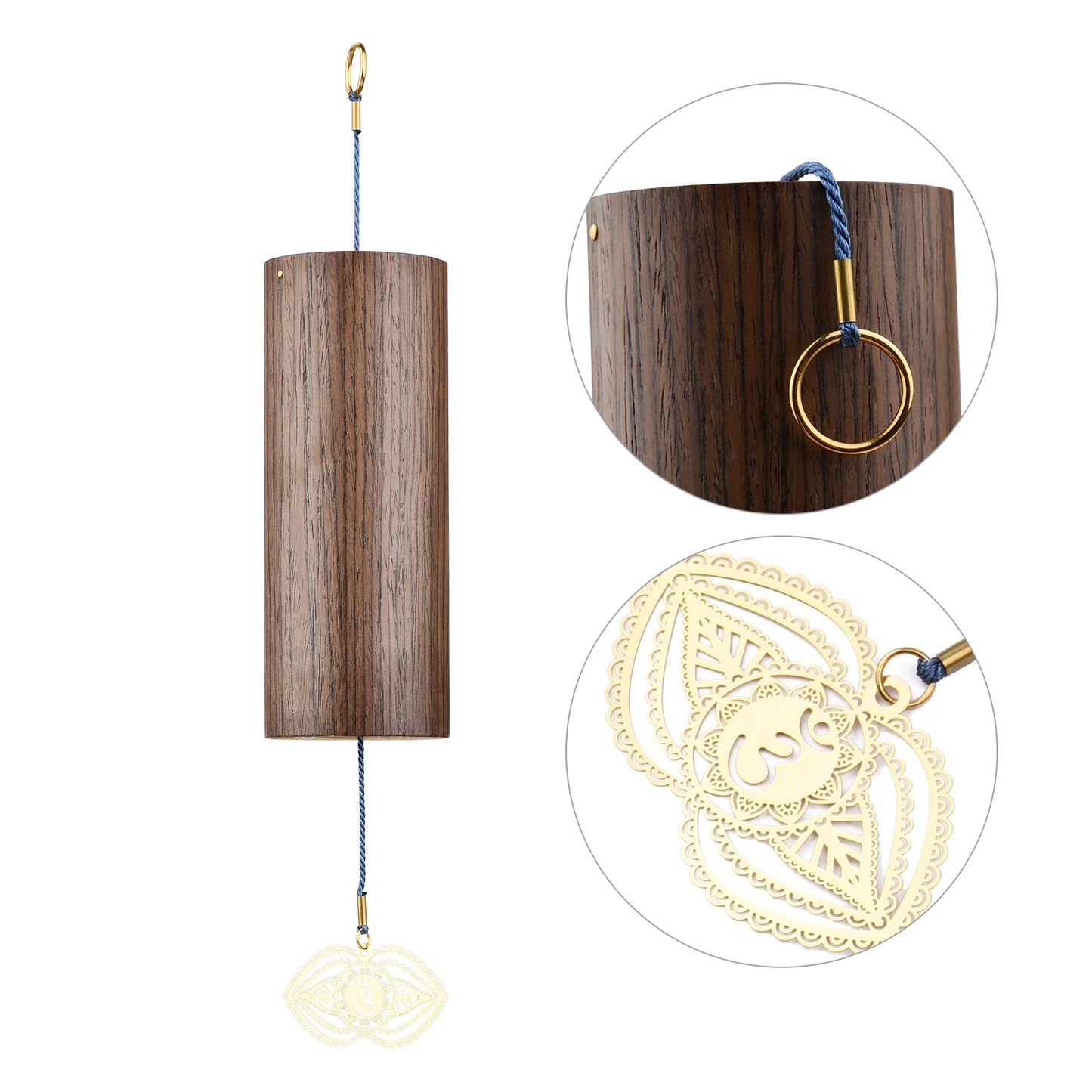 Chakra Bamboo Wind Chime – Meditation Tuning Chord for Energy Healing, Relaxation & Home Decor
