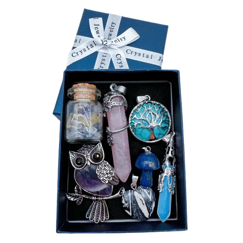 Healing Crystal Chakra Set - Premium Tumbled Stones for Meditation, Reiki, and Spiritual Gifts