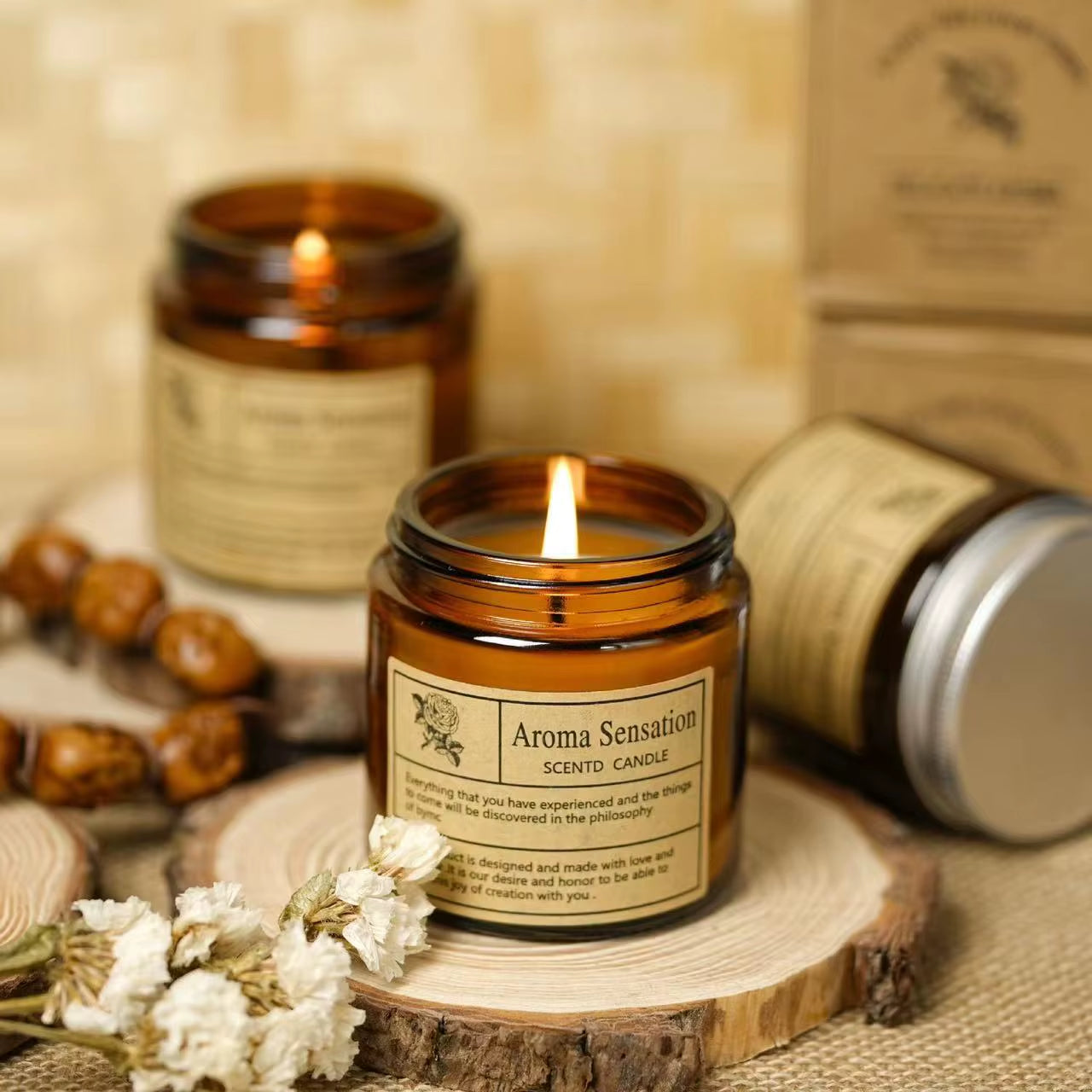 Aromatherapy Essential Oil Candle
