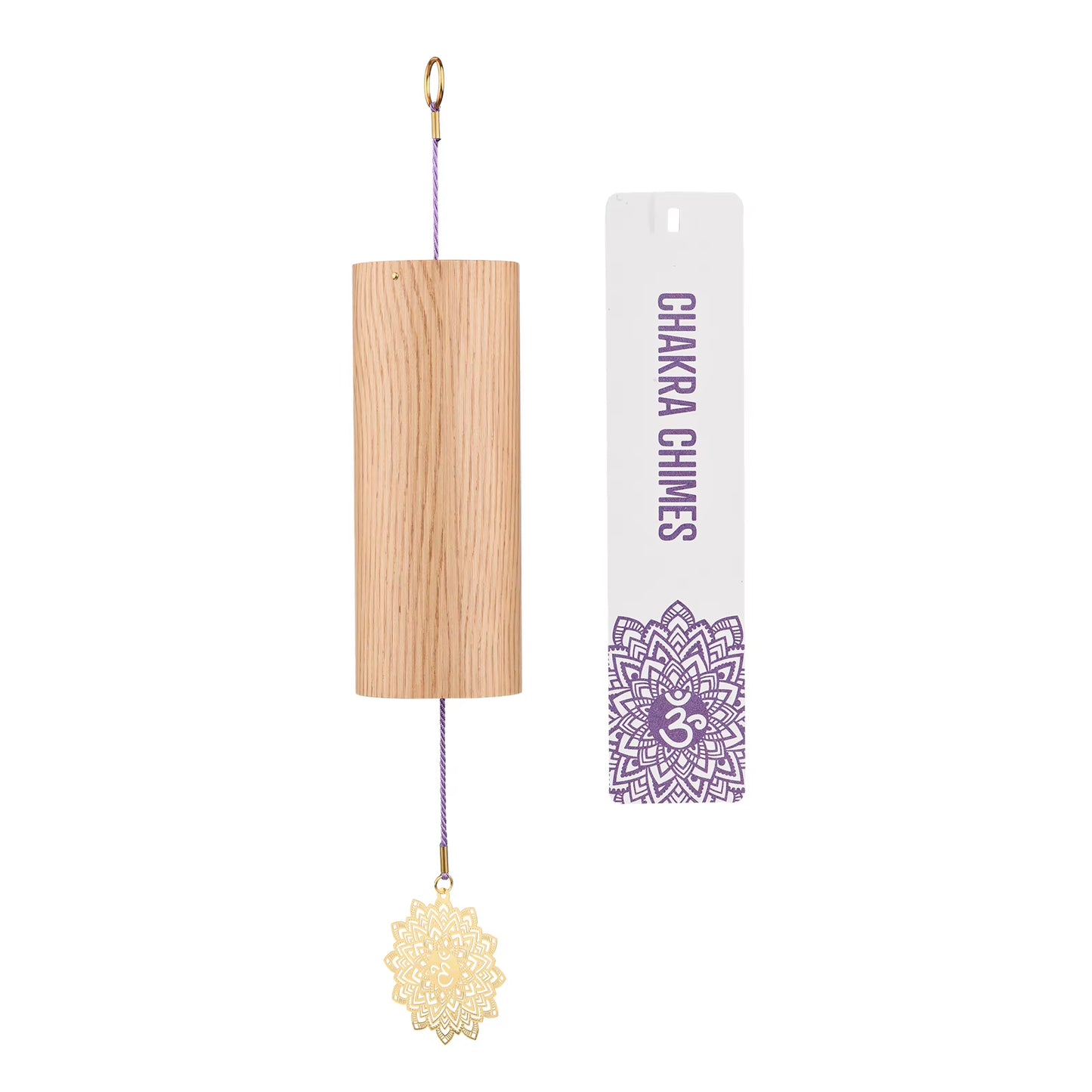 Chakra Bamboo Wind Chime – Meditation Tuning Chord for Energy Healing, Relaxation & Home Decor