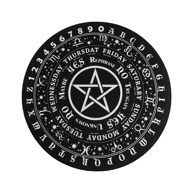 22cm Animal Pendulum Board – Divination Mat for Tarot, Runes & Ritual Altar Work