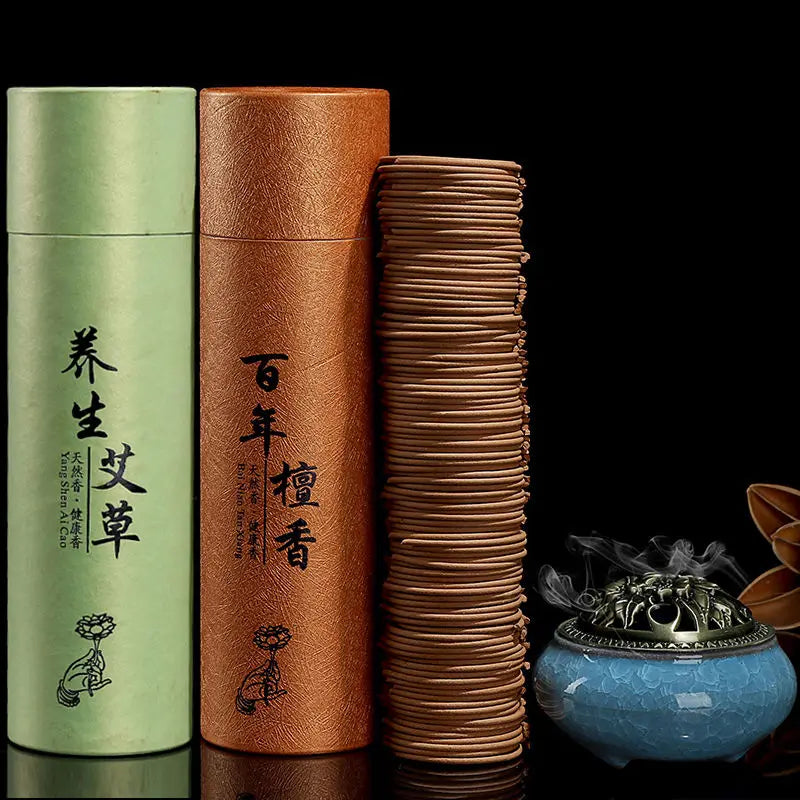 180 Plates Natural Sandalwood Coil Incense Aromatherapy Buddha Yoga Incense Indoor Freshing Cense Coil
