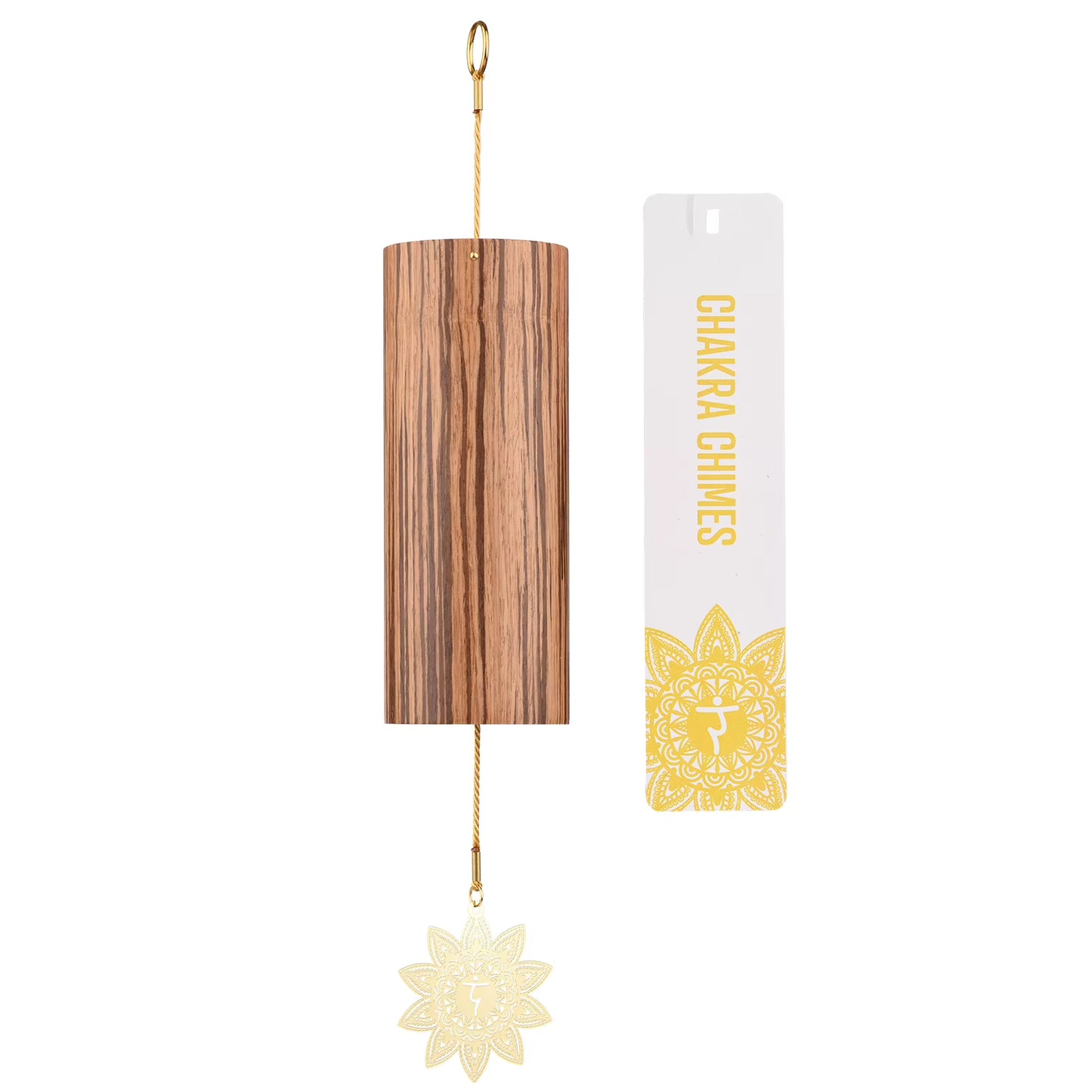 Chakra Bamboo Wind Chime – Meditation Tuning Chord for Energy Healing, Relaxation & Home Decor
