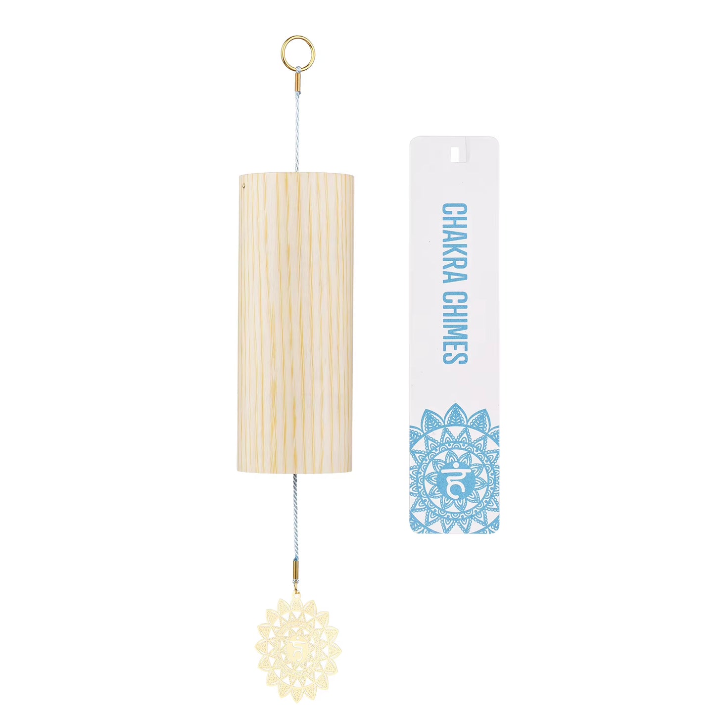 Chakra Bamboo Wind Chime – Meditation Tuning Chord for Energy Healing, Relaxation & Home Decor