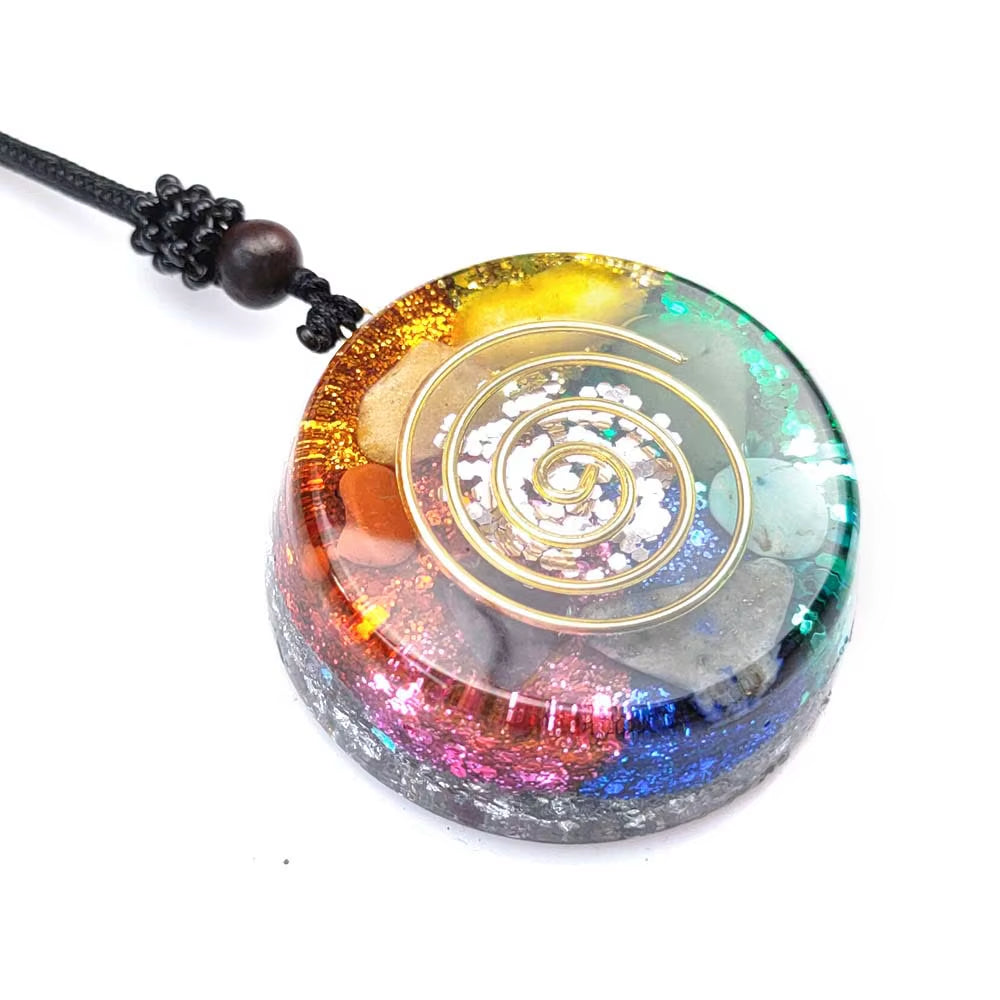 Orgonite Energy Pendant – EMF Protection & Healing Necklace for Balance, Vitality & Intention