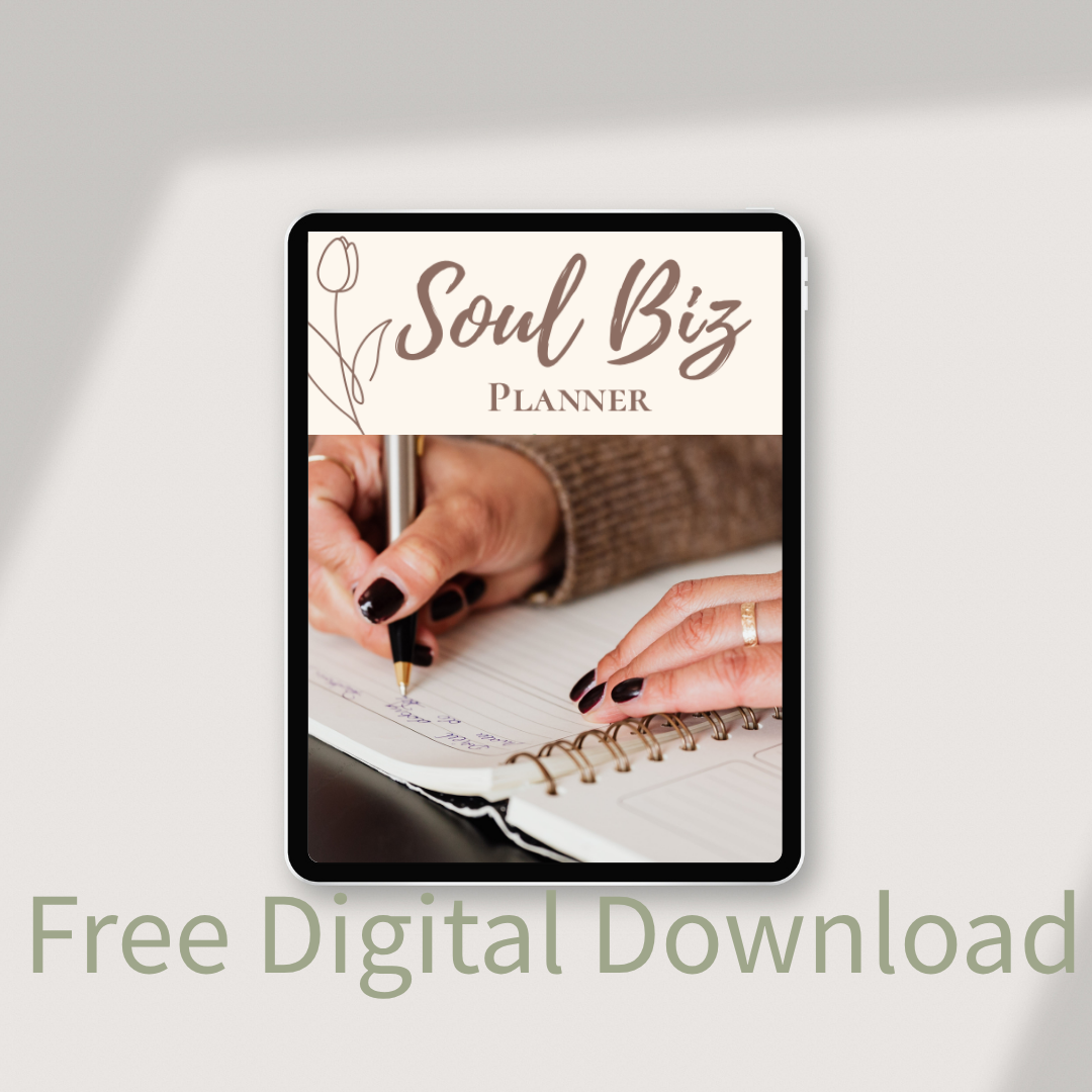 Soul Biz Planner A free printable to align your energy, intentions, and inspired actions in business.