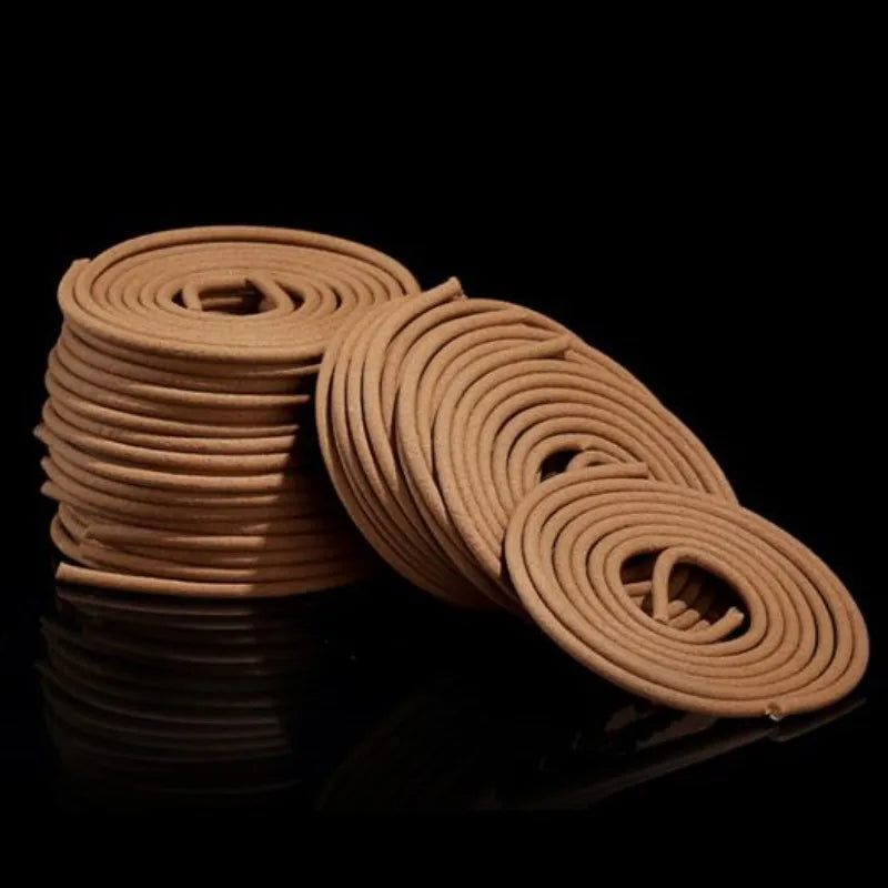 180 Plates Natural Sandalwood Coil Incense Aromatherapy Buddha Yoga Incense Indoor Freshing Cense Coil