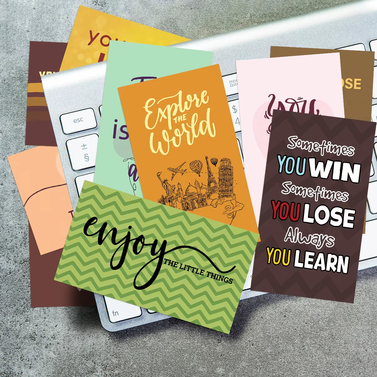 60 Mini Affirmation Cards – Daily Positive Quotes for Mindfulness, Motivation & Encouragement