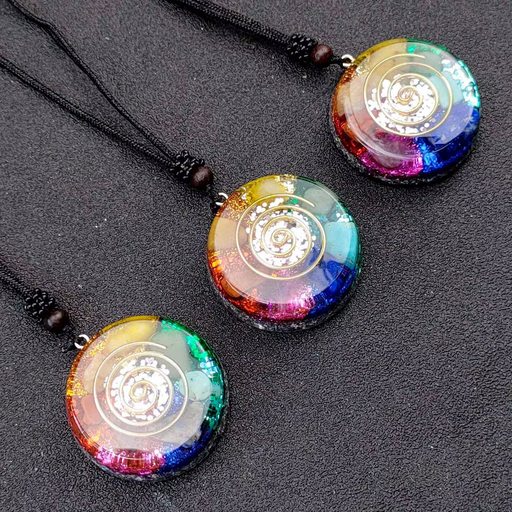 Orgonite Energy Pendant – EMF Protection & Healing Necklace for Balance, Vitality & Intention
