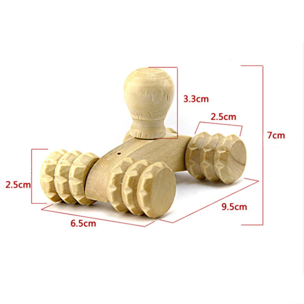 Wooden Foot Roller – Reflexology Massager for Muscle Relief & Circulation Boost