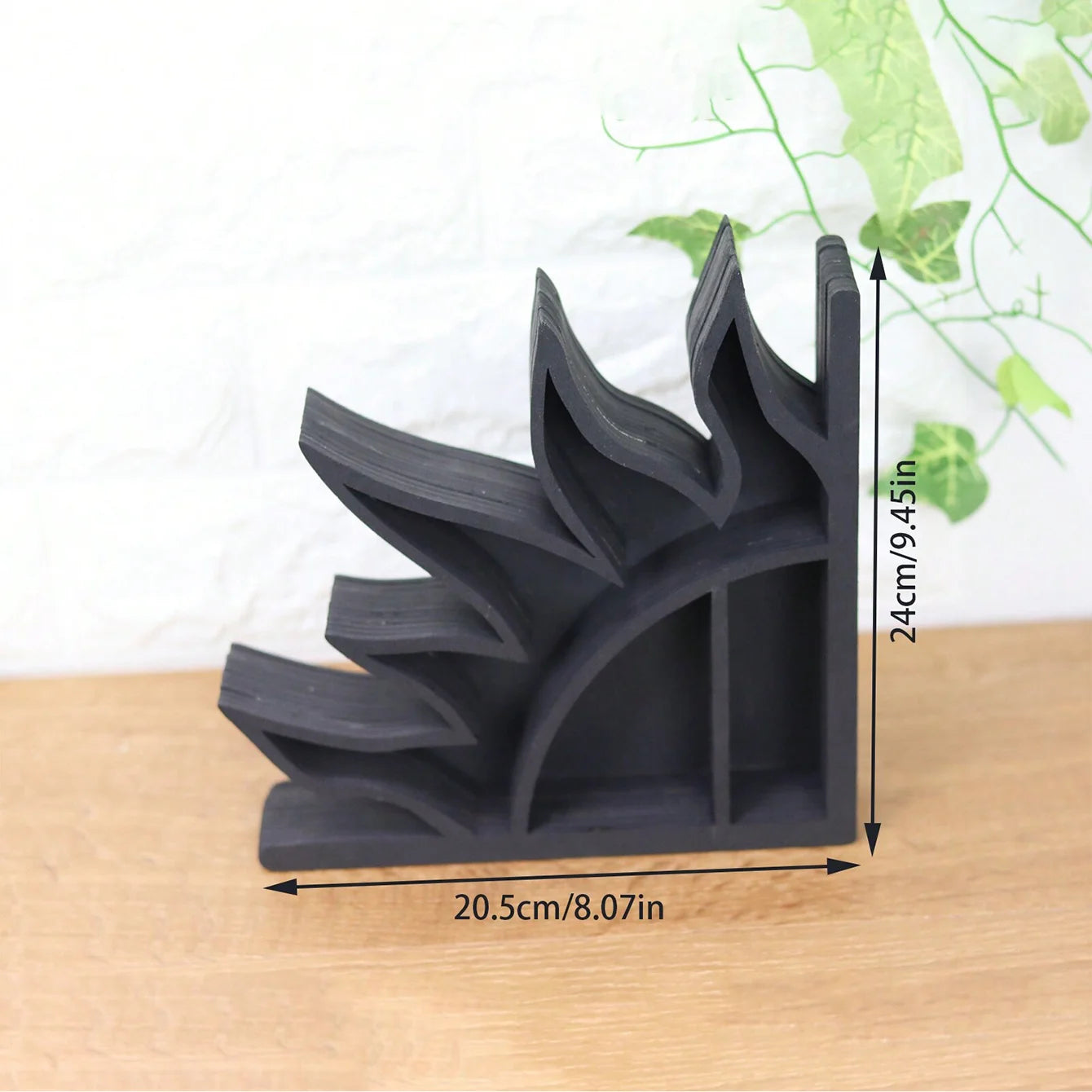 Sun & Moon Crystal Shelf Bookends – Boho Home Decor for Crystals, Books & Altars