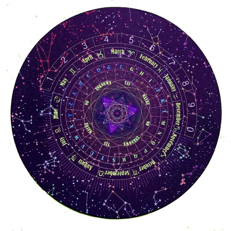 22cm Animal Pendulum Board – Divination Mat for Tarot, Runes & Ritual Altar Work