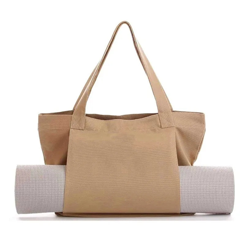 Meditation Mat Carry Bag Green - Lightweight Foldable Tote for Ritual, Centering & Daily Practice