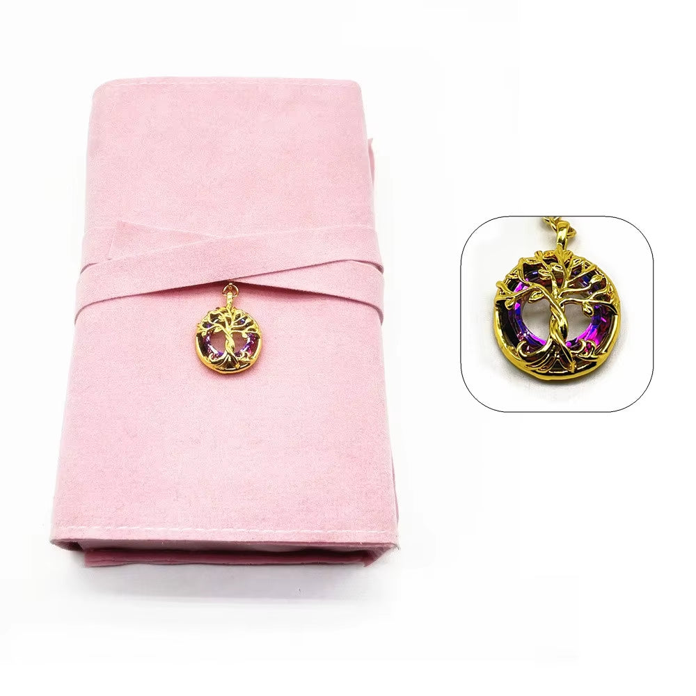 Velvet Tarot Card Pouch – Oracle Deck & Crystal Storage Bag for Witchcraft, Divination, Dice & Jewelry