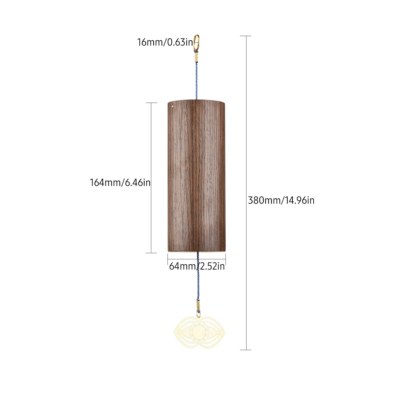 Chakra Bamboo Wind Chime – Meditation Tuning Chord for Energy Healing, Relaxation & Home Decor