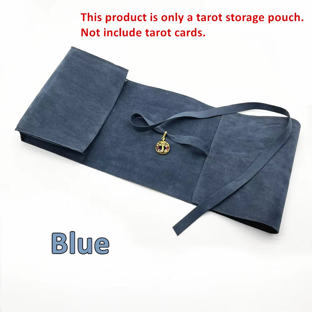 Velvet Tarot Card Pouch – Oracle Deck & Crystal Storage Bag for Witchcraft, Divination, Dice & Jewelry