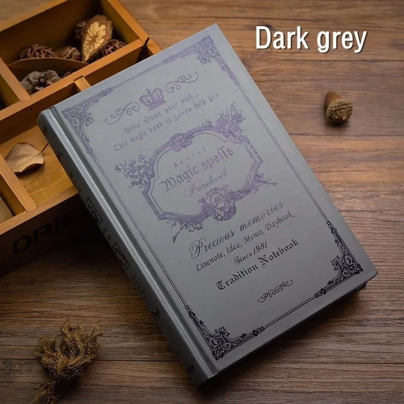 Magic Spell Book – 160-Page Lined Grimoire for Spells, Rituals, Potions & Witchcraft Notes | Pentacle Cover