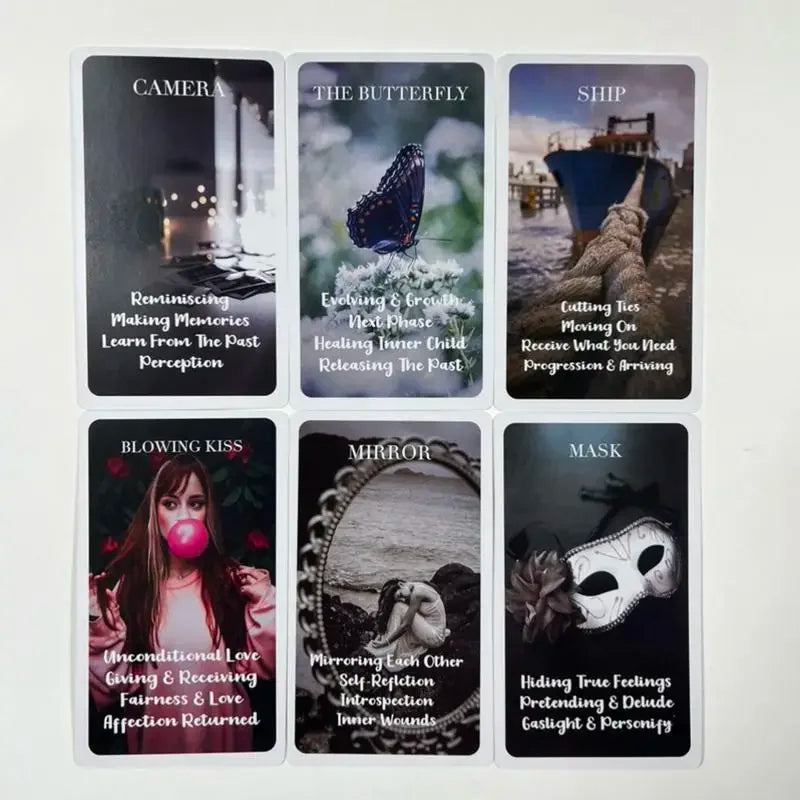 Mystic Red Rose Oracle Deck – 53-Card Visionary Divination Set for Spiritual Guidance & Rituals