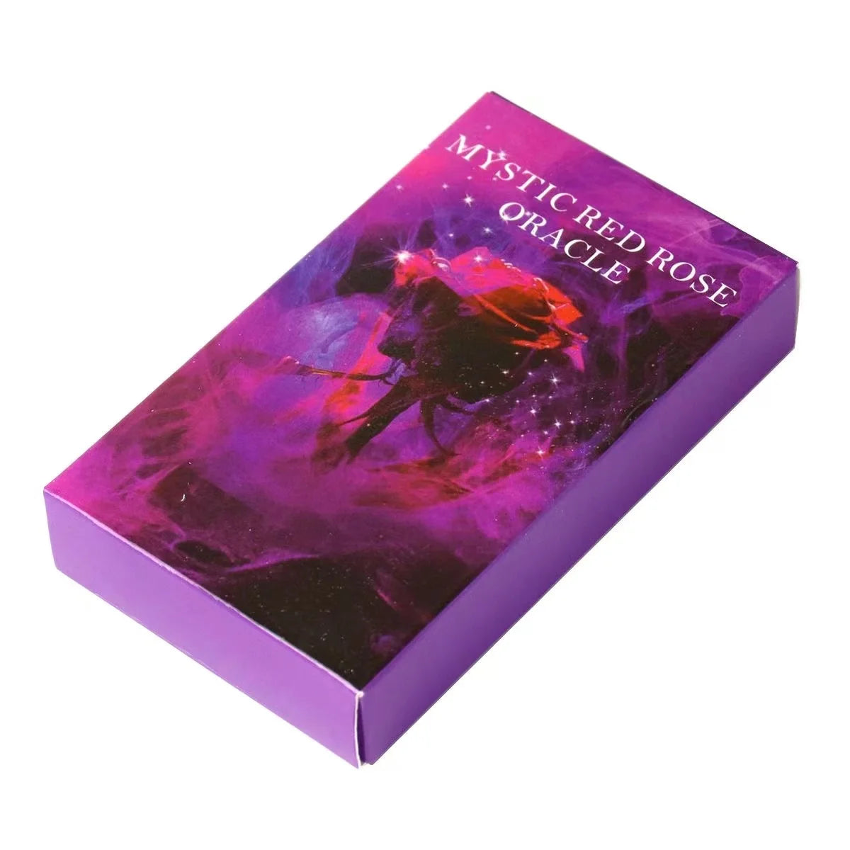 Mystic Red Rose Oracle Deck – 53-Card Visionary Divination Set for Spiritual Guidance & Rituals